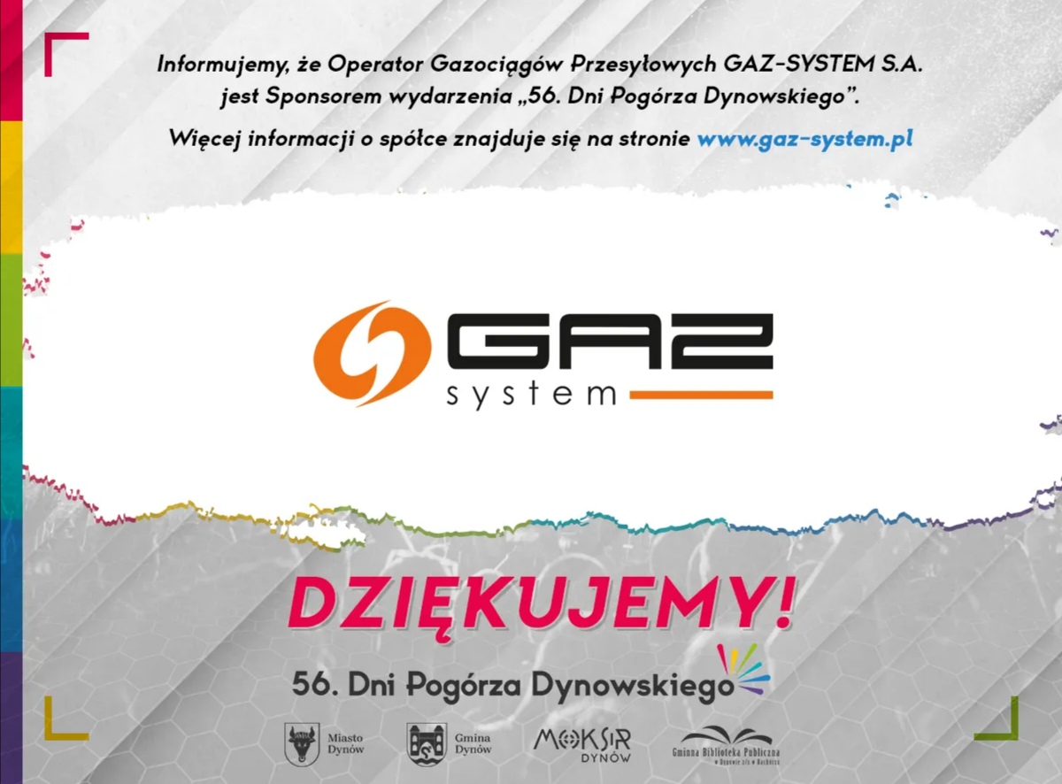 GAZ-SYSTEM S.A. sponsorem 56. Dni Pogórza Dynowskiego