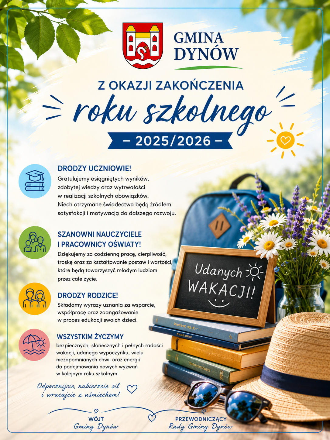 Zakończenie roku szkolnego 2025/2026